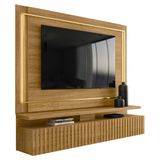 Estante Painel Para Tv 75 Pol 216cm Mical Z10 Cumaru - Mpozenato