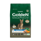 Ração Golden Seleção Natural Gatos Castrados Frango,abób.3kg