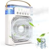 Ventilador Portátil De Mesa Mini Ar Condicionado Umidificador (branco)