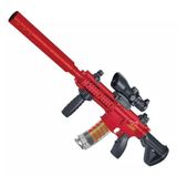 Brinquedo M416 Lança Dardos De Espuma Ejeta Capsula Vermelho