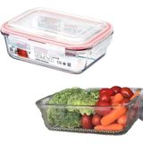 Pote Vidro Hermética Marmita Tampa Silicone 1040ml Grande