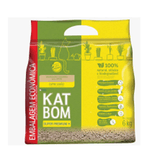 Katbom Natural Areia Granulada Higiênica P/gato Capim Limão 6kg