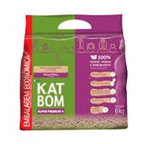 Katbom Natural Areia Granulada Higiênica P/gato Tradicional 6kg
