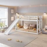 Conjunto Beliche Extensível Infantil E Escorregador Family Casatema Branco