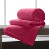 Cobertor / Manta Microfibra Queen 180 G/m Andreza Rosa