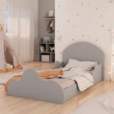Mini Cama Infantil 100% Mdf Montessoriana Sem Colchão E Detalhes Orgânicos Em Formato De Nuvem Fendi