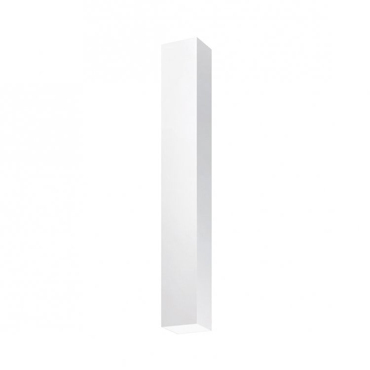 Plafon Viena Quadrado 60cm Conti Iluminação Branco micro