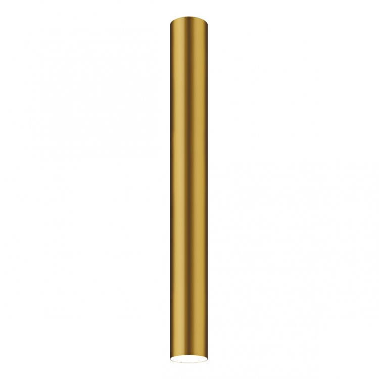 Plafon Viena Tubo 90cm Conti Iluminação Dourado