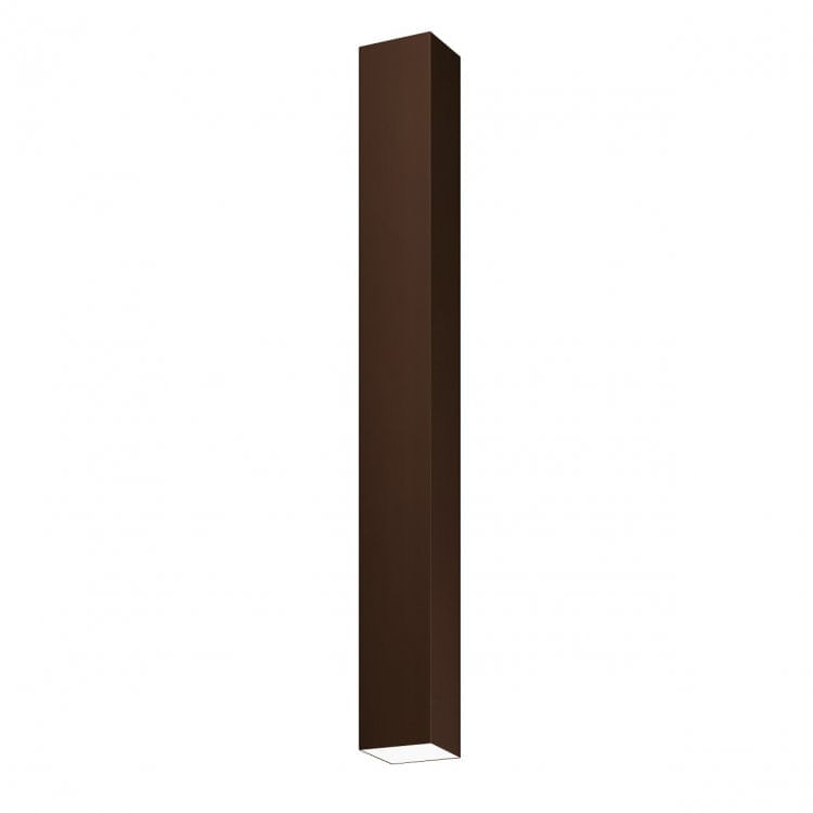 Plafon Viena Quadrado 90cm Conti Iluminação Café