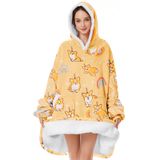 Cobertor Vestível American Trends Oversized Sherpa Para Adultos