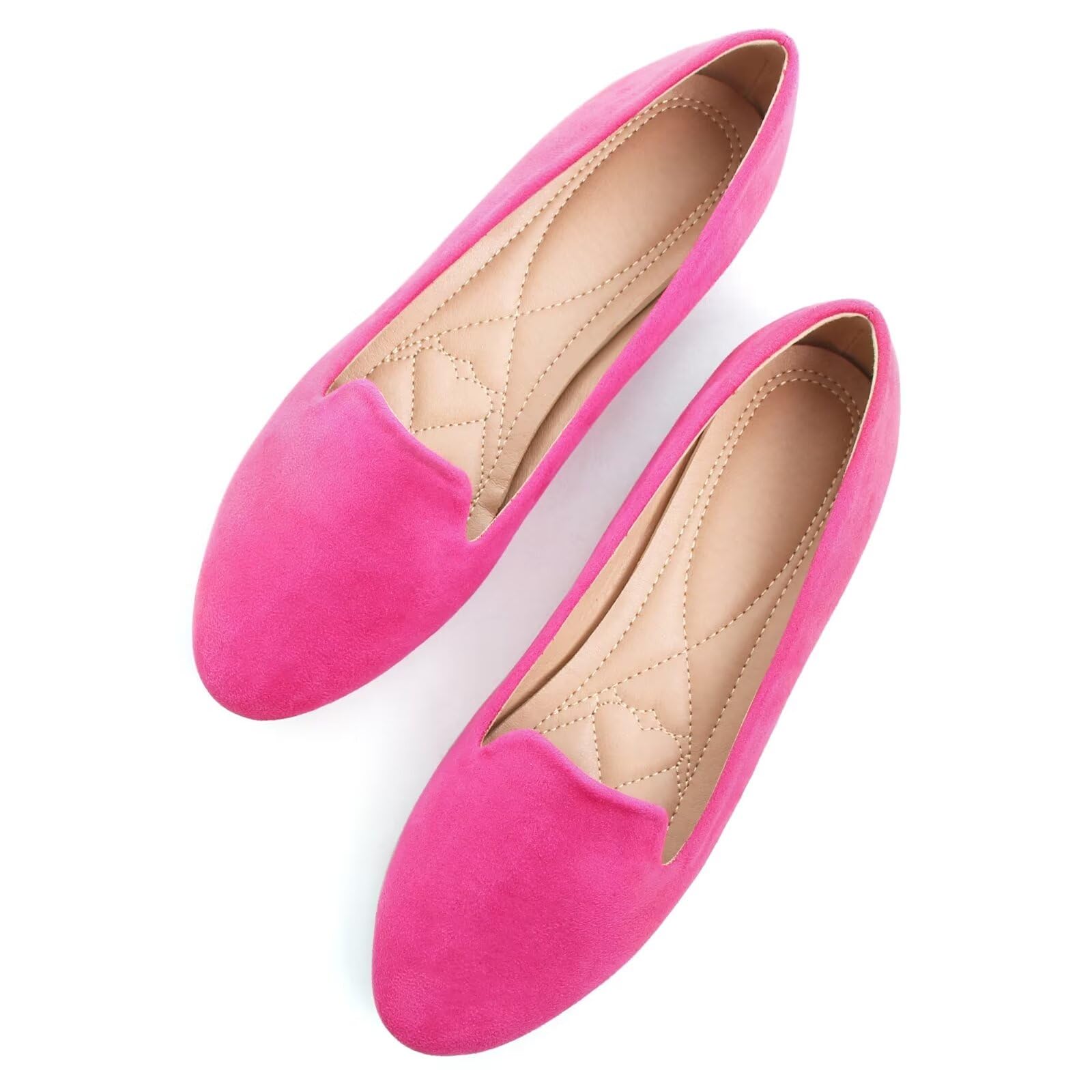 Sapatos Rasos Sailing Lu Ballet Flats Femininos Rosa Tamanho 9