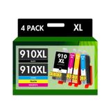 Pacote Combinado De Cartuchos De Tinta H-party 910xl 910 Para Hp