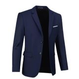 Casaco Esportivo Fxzpiodi Masculino Slim Fit Blazer, Jaqueta Azul Marinho