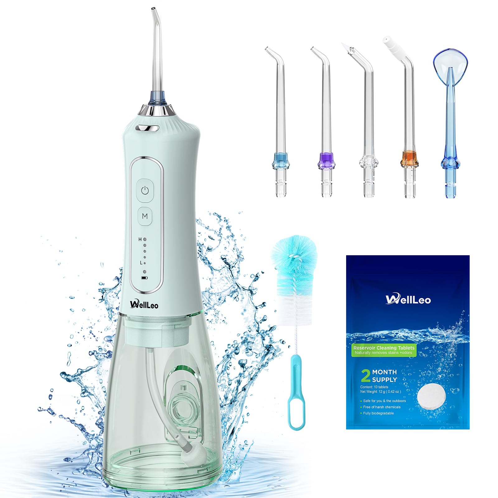 Water Flosser Wellleo Wellleo 300ml Sem Fio Recarregável