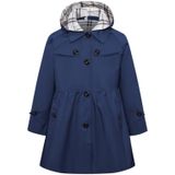 Casaco Impermeável Betusline Para Menina, Corta-vento, 2-3 Anos, Azul Marinho