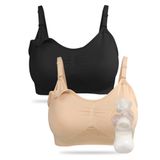 Sutiã Pumping Bra 4how Seamless Wireless Maternity Bralette Xxl