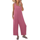 Macacão Regata Solto Casual De Verão Romper Nfsion Para Mulheres
