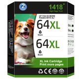 Cartucho De Tinta Linkmay 64xl Preto Para Impressora Colorida Hp 7855