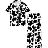 Pijamas De Cetim Para Meninas Umeyda, Pijamas De Seda, 7-8 Anos, Vaca
