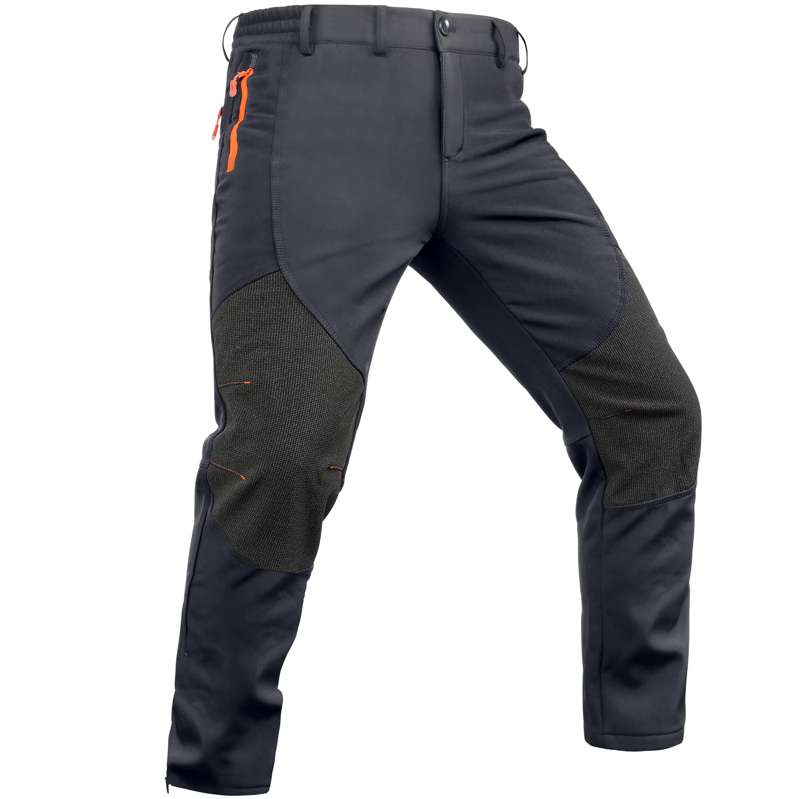 Calças De Neve Roamist Com Isolamento Impermeável Para Homens, Cinza