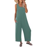 Macacão Regata Solto Casual Casual De Verão Da Romper Nfsion