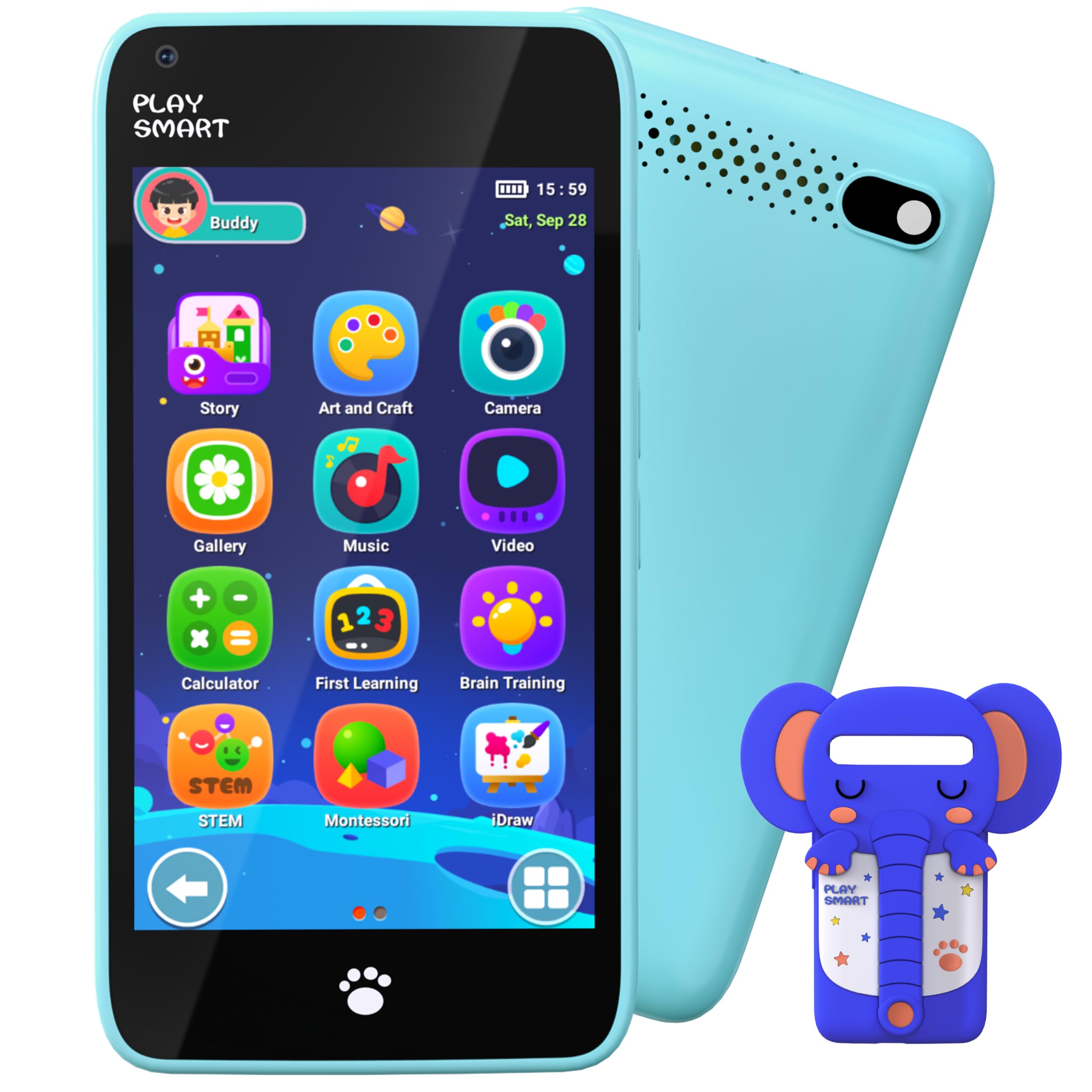 Telefone De Brinquedos Para Crianças Momilla 3.97 Com Tela Sensível Ao Toque De 16 Gb De 3 A 12 Anos