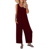 Macacão Regata Solto Casual Casual De Verão Da Romper Nfsion