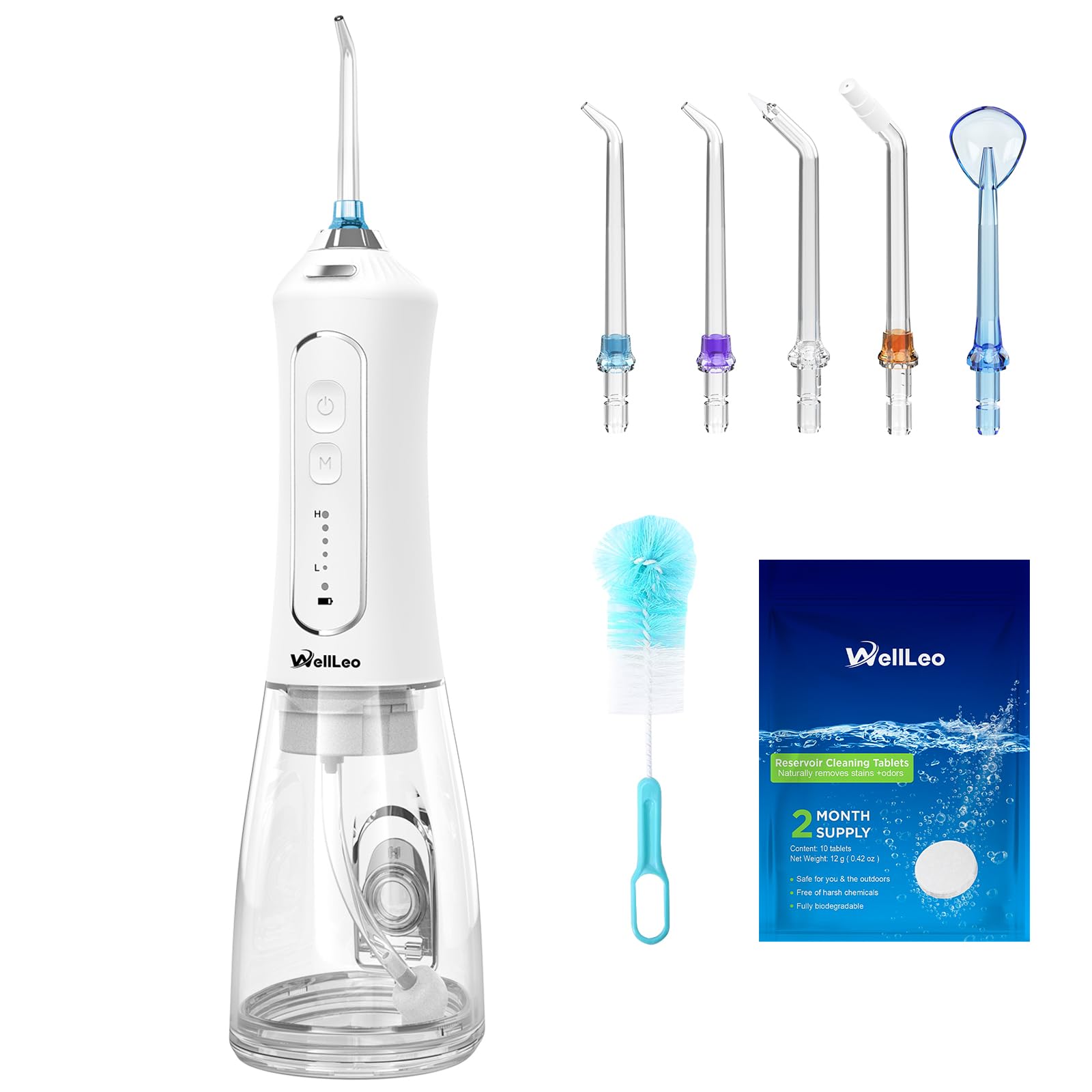 Water Flosser Wellleo Wellleo 300ml Sem Fio Recarregável