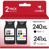 Cartucho De Tinta Combuy Remanufaturado Para Impressora Canon 240xl 241xl