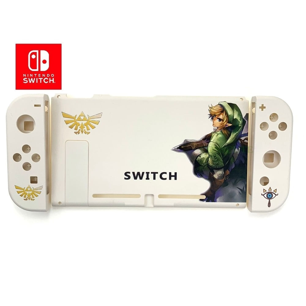 Nintendo Switch souta.milk11 Carcaça Nintendo Switch Branco Link The Legend Of Zelda - Carrefour