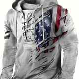 Moletom Masculino Usa Outono Inverno Elashopp Cinza Gg