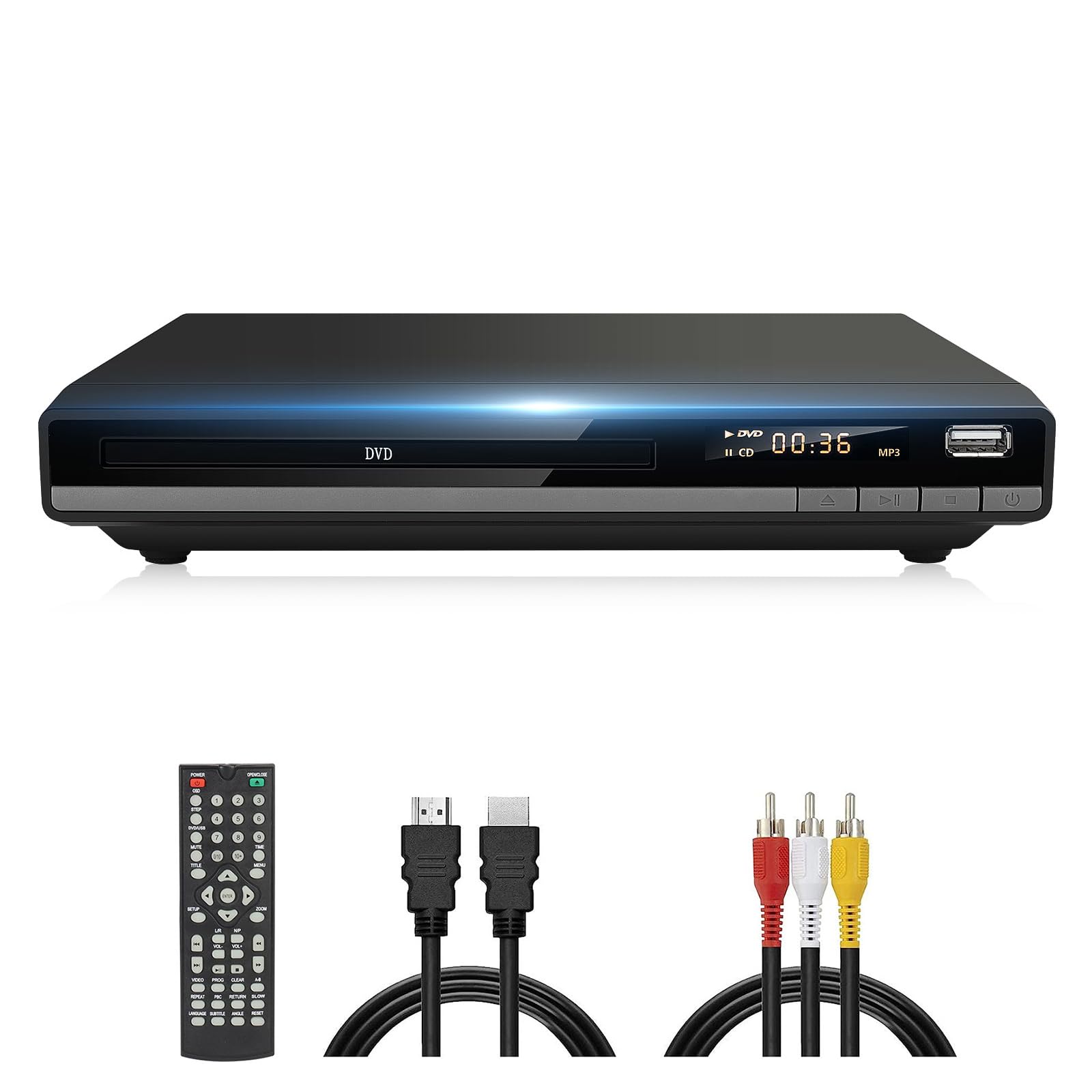 Leitor De Dvd Jovell Dvd-168 Hdmi Region Free 1080p Upscaling