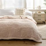 Cobertor Ukeler Sherpa Fleece 150x200cm Esbranquiçado