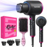 Secador De Cabelo Wavytalk Professional Black Ionic 1875w Para Mulheres