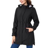 Casaco De Chuva Magcomsen Impermeável, Corta-vento, Forrado De Lã, Feminino