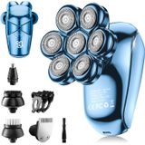 Barbeador Elétrico Shpavver 5 Em 1 Impermeável Para Homens Carecas