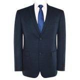 Casaco Esportivo Gluvistaves Classic Fit Windowpane Azul Para Homens