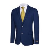 Casaco Esportivo Gluvistaves Classic Fit Stretch Blazer Masculino Azul