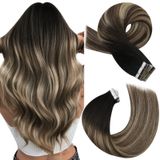 Fita Adesiva Em Extensões De Cabelo Moresoo Ombre Human Hair 50g 22"