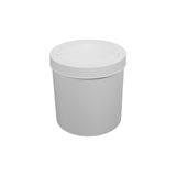 Lixeira Astra Ct10 6l Redonda Com Tampa Basculante Branco