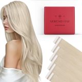 Fita Adesiva Em Extensões De Cabelo Moresoo 18cm 10 Peças 25g De Platina