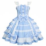 Vestido Re-lady Sweet Gothic Victorian Princess Azul 3xl