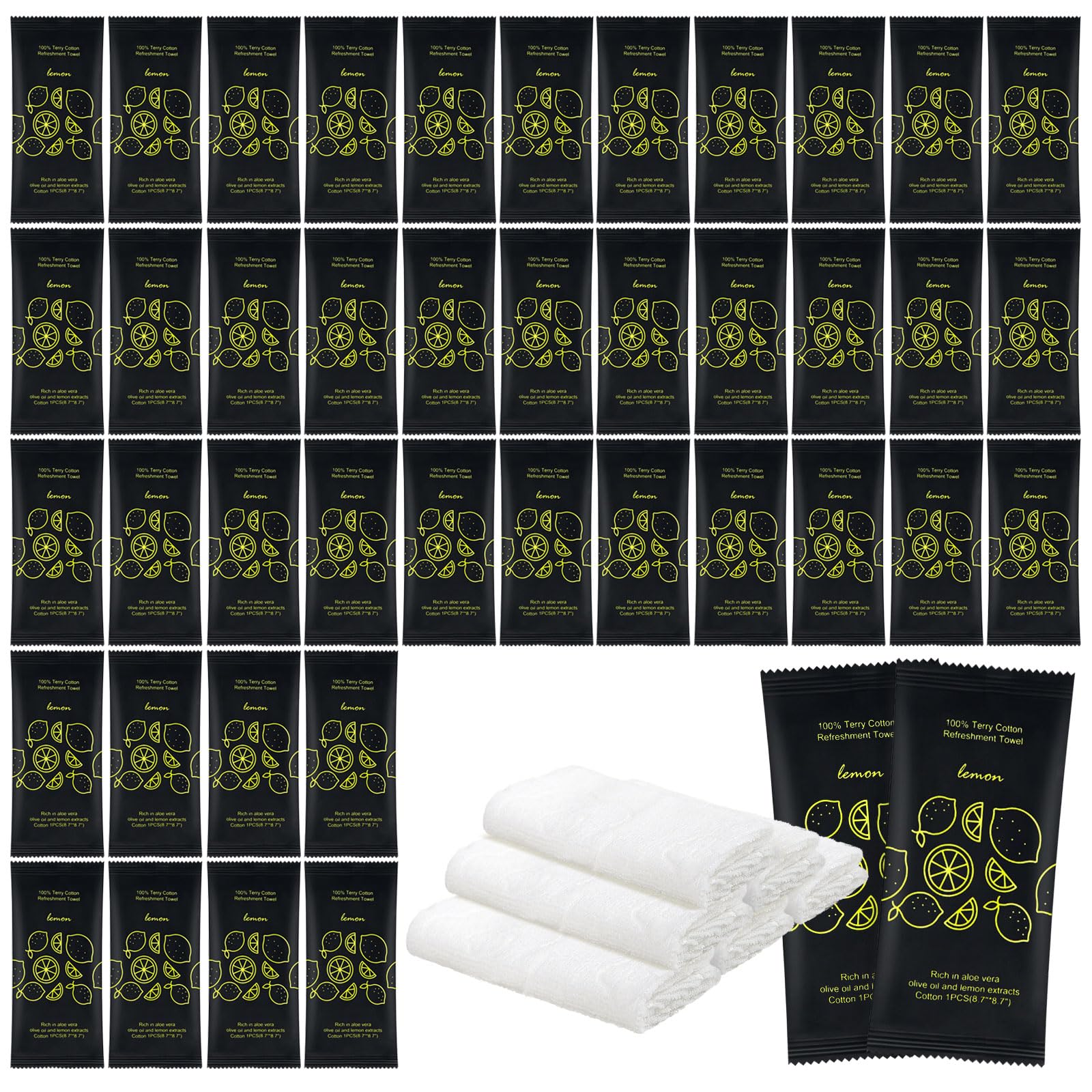 Moist Towelettes Towel Services Refreshment Lemon Scent 200