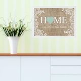 Quadro Home - Is Where The Heart Is 24x18cm