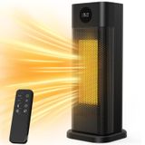 Aquecedor De Ambiente Minthouz 1500w Ptc Ceramic Tower Para Uso Interno