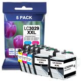 Cartuchos De Tinta Linkmay Lc3029xxl, Pacote Com 5 Cartuchos De Tinta De Alto Rendimento