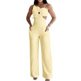 Macacão Chicme Best Shopping Deals Com Padrão Floral Amarelo-xl