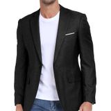Blazer Blazer Wehilion Casaco Esportivo Casual Para Homens Preto
