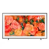 Smart Tv 43 4k Samsung The Frame Qn43ls03d Qled, Tela Matte Antirreflexo Com Molduras Customizáveis, Design Modern Frame, Modo Arte