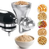 Acessório De Moinho De Grãos Glink All Metal Para Misturador Kitchenaid